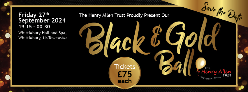 The Henry Allen Trust Black & Gold Ball STD FB Banner 2024 (851x315px)