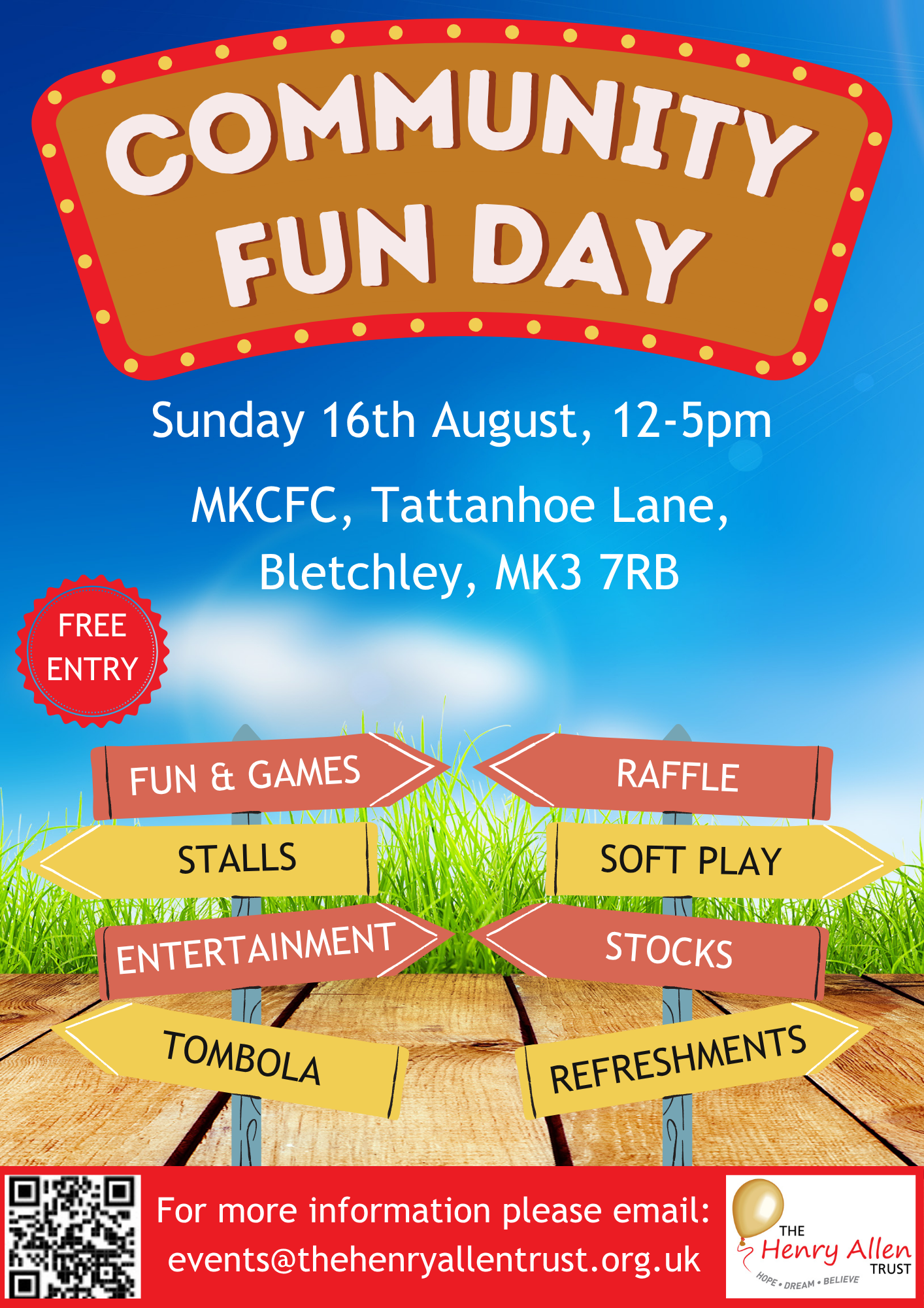 Community Fun Day 16th August