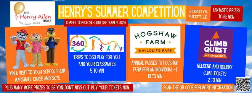Henrys Summer Competition 2026 Banner 4