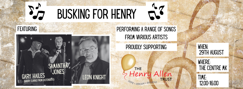 Busking for Henry Banner